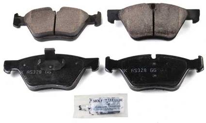 BMW Disc Brake Pad Set - Front (Ceramic) (EURO) 34116797859 - Akebono Euro Ultra-Premium EUR1061